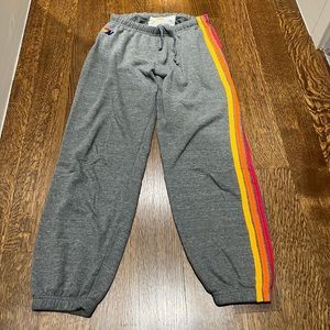 Aviator nation stripe sweatpants